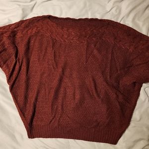 EUC Retrology Wine Colored Sweater XL